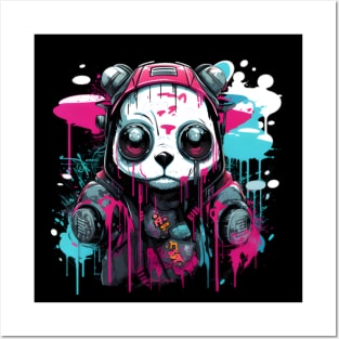 Cyberpunk Panda Posters and Art